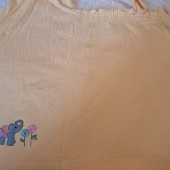 Gymboree girls 3T Summer Safari yellow tank top, has a few faint marks - Picture 5 of 5